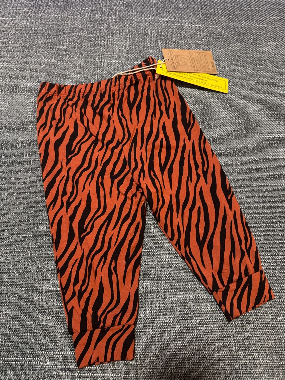 Jersey Pants Only - Rust Tiger - 🐅